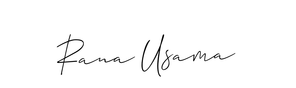 Similarly Allison_Script is the best handwritten signature design. Signature creator online .You can use it as an online autograph creator for name Rana Usama. Rana Usama signature style 2 images and pictures png