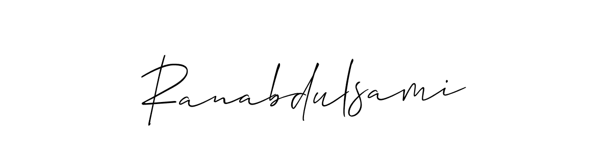 How to Draw Ranabdulsami signature style? Allison_Script is a latest design signature styles for name Ranabdulsami. Ranabdulsami signature style 2 images and pictures png