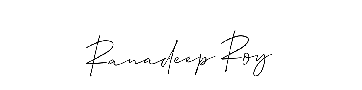 Ranadeep Roy stylish signature style. Best Handwritten Sign (Allison_Script) for my name. Handwritten Signature Collection Ideas for my name Ranadeep Roy. Ranadeep Roy signature style 2 images and pictures png