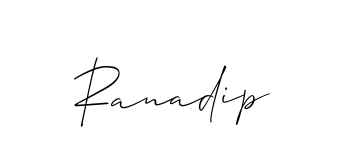 Similarly Allison_Script is the best handwritten signature design. Signature creator online .You can use it as an online autograph creator for name Ranadip. Ranadip signature style 2 images and pictures png