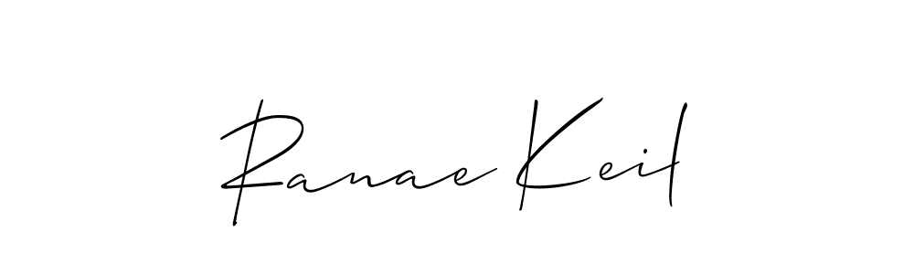 Similarly Allison_Script is the best handwritten signature design. Signature creator online .You can use it as an online autograph creator for name Ranae Keil. Ranae Keil signature style 2 images and pictures png