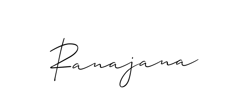 Similarly Allison_Script is the best handwritten signature design. Signature creator online .You can use it as an online autograph creator for name Ranajana. Ranajana signature style 2 images and pictures png