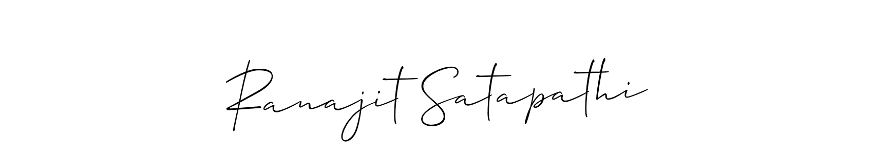 Best and Professional Signature Style for Ranajit Satapathi. Allison_Script Best Signature Style Collection. Ranajit Satapathi signature style 2 images and pictures png