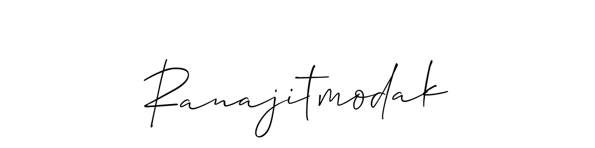 Similarly Allison_Script is the best handwritten signature design. Signature creator online .You can use it as an online autograph creator for name Ranajitmodak. Ranajitmodak signature style 2 images and pictures png