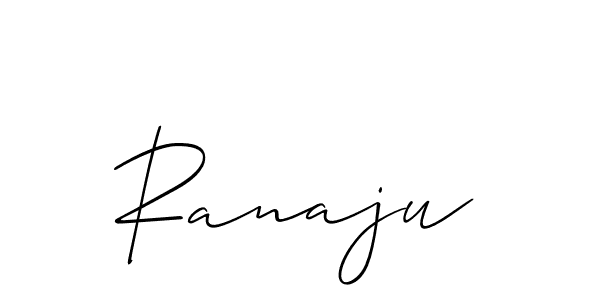 Also we have Ranaju name is the best signature style. Create professional handwritten signature collection using Allison_Script autograph style. Ranaju signature style 2 images and pictures png