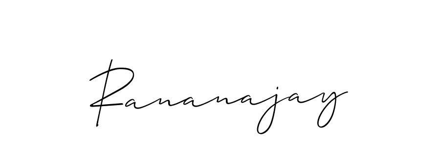 if you are searching for the best signature style for your name Rananajay. so please give up your signature search. here we have designed multiple signature styles  using Allison_Script. Rananajay signature style 2 images and pictures png
