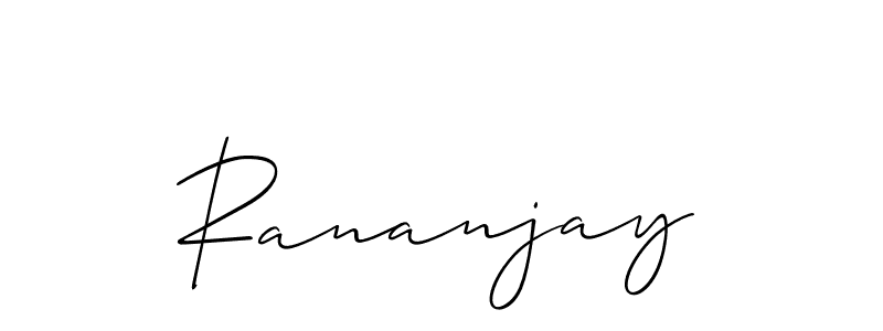 if you are searching for the best signature style for your name Rananjay. so please give up your signature search. here we have designed multiple signature styles  using Allison_Script. Rananjay signature style 2 images and pictures png