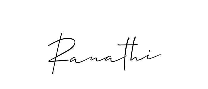 Ranathi stylish signature style. Best Handwritten Sign (Allison_Script) for my name. Handwritten Signature Collection Ideas for my name Ranathi. Ranathi signature style 2 images and pictures png
