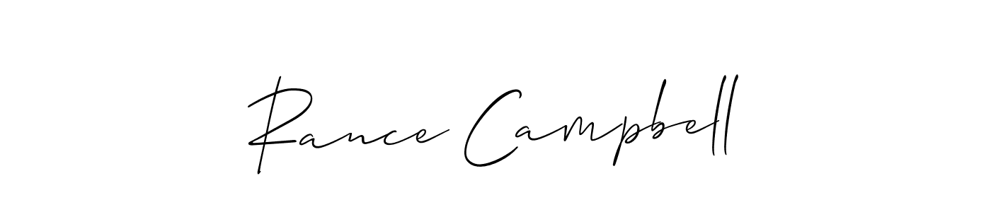 Best and Professional Signature Style for Rance Campbell. Allison_Script Best Signature Style Collection. Rance Campbell signature style 2 images and pictures png