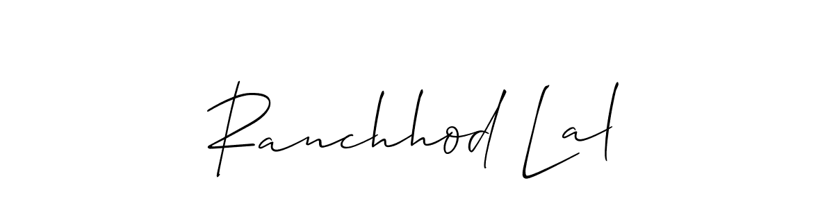 How to Draw Ranchhod Lal signature style? Allison_Script is a latest design signature styles for name Ranchhod Lal. Ranchhod Lal signature style 2 images and pictures png