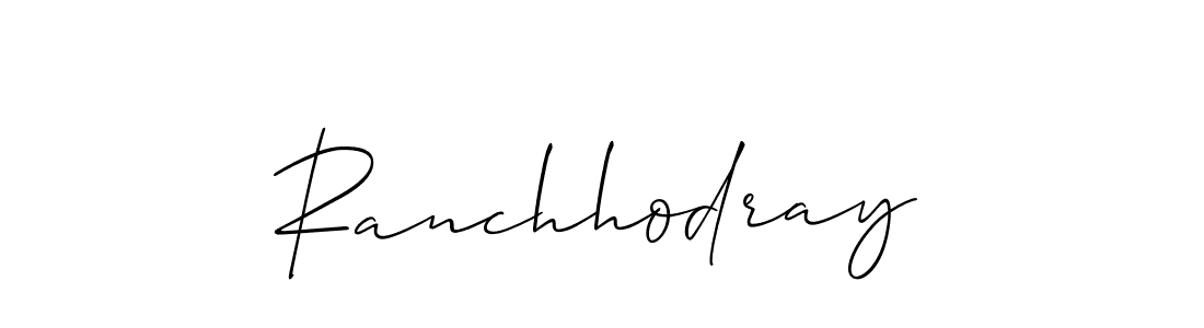 Also You can easily find your signature by using the search form. We will create Ranchhodray name handwritten signature images for you free of cost using Allison_Script sign style. Ranchhodray signature style 2 images and pictures png