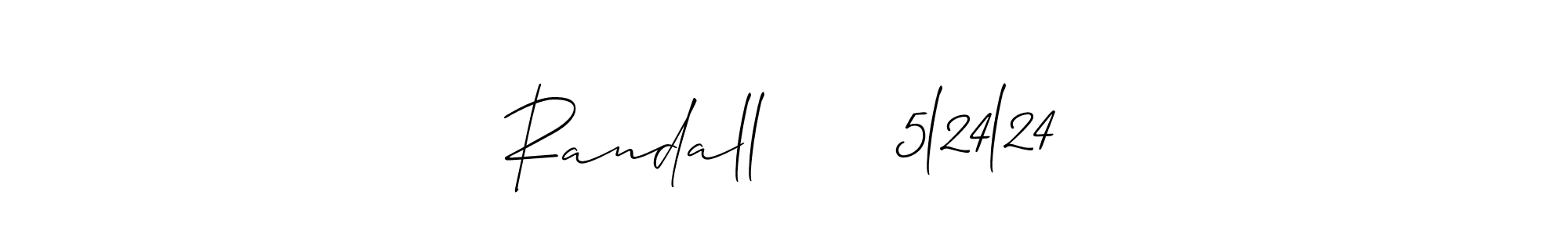 How to make Randall      5l24l24 signature? Allison_Script is a professional autograph style. Create handwritten signature for Randall      5l24l24 name. Randall      5l24l24 signature style 2 images and pictures png
