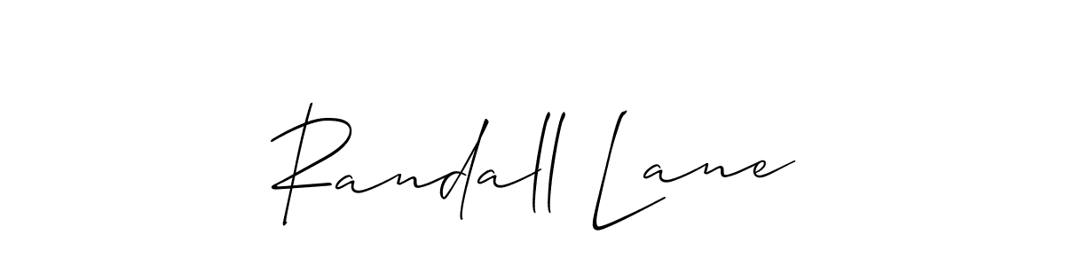 You should practise on your own different ways (Allison_Script) to write your name (Randall Lane) in signature. don't let someone else do it for you. Randall Lane signature style 2 images and pictures png