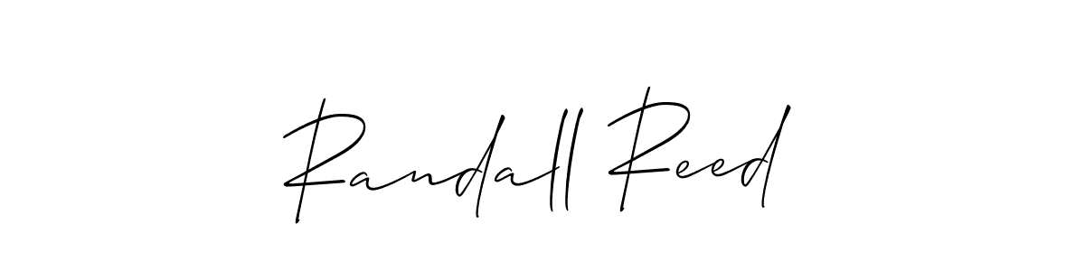 Make a short Randall Reed signature style. Manage your documents anywhere anytime using Allison_Script. Create and add eSignatures, submit forms, share and send files easily. Randall Reed signature style 2 images and pictures png