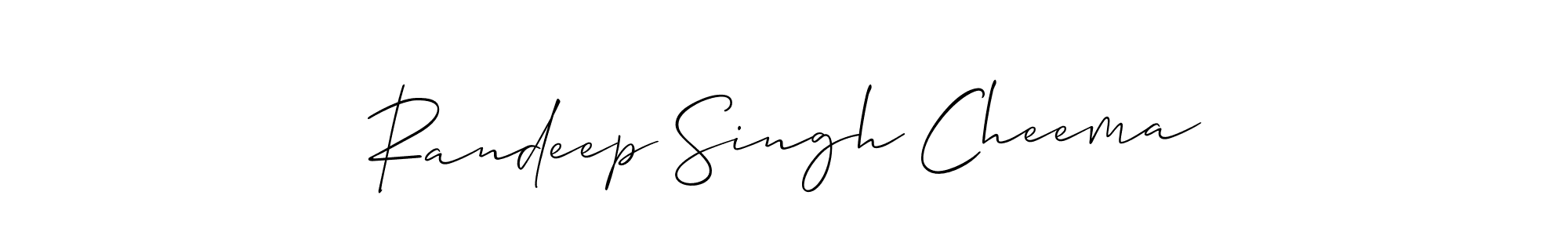How to Draw Randeep Singh Cheema signature style? Allison_Script is a latest design signature styles for name Randeep Singh Cheema. Randeep Singh Cheema signature style 2 images and pictures png
