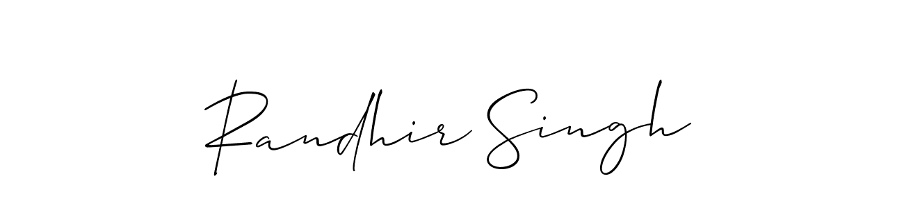 Make a beautiful signature design for name Randhir Singh. Use this online signature maker to create a handwritten signature for free. Randhir Singh signature style 2 images and pictures png