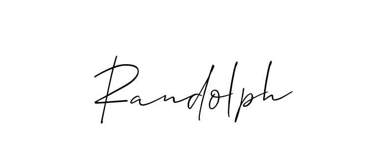 You should practise on your own different ways (Allison_Script) to write your name (Randolph) in signature. don't let someone else do it for you. Randolph signature style 2 images and pictures png