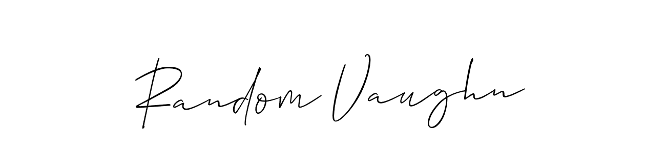 Allison_Script is a professional signature style that is perfect for those who want to add a touch of class to their signature. It is also a great choice for those who want to make their signature more unique. Get Random Vaughn name to fancy signature for free. Random Vaughn signature style 2 images and pictures png