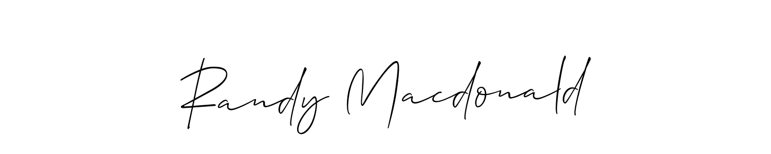 Best and Professional Signature Style for Randy Macdonald. Allison_Script Best Signature Style Collection. Randy Macdonald signature style 2 images and pictures png