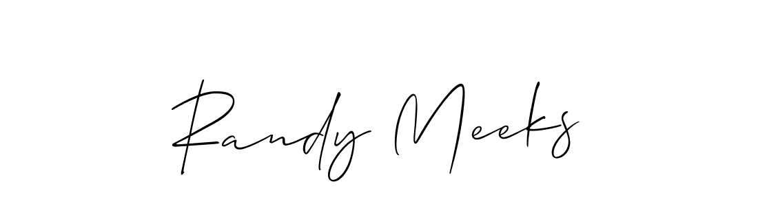 How to make Randy Meeks signature? Allison_Script is a professional autograph style. Create handwritten signature for Randy Meeks name. Randy Meeks signature style 2 images and pictures png