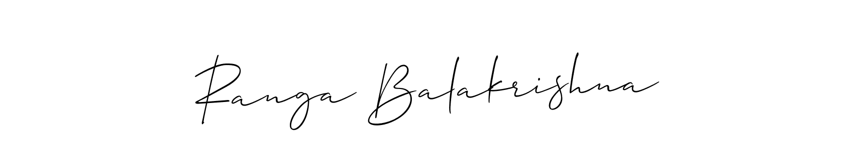 Best and Professional Signature Style for Ranga Balakrishna. Allison_Script Best Signature Style Collection. Ranga Balakrishna signature style 2 images and pictures png