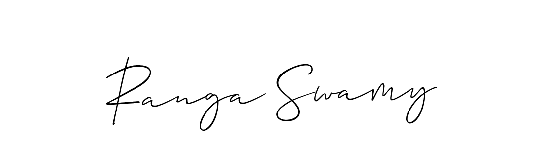 How to Draw Ranga Swamy signature style? Allison_Script is a latest design signature styles for name Ranga Swamy. Ranga Swamy signature style 2 images and pictures png