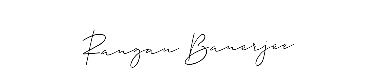 if you are searching for the best signature style for your name Rangan Banerjee. so please give up your signature search. here we have designed multiple signature styles  using Allison_Script. Rangan Banerjee signature style 2 images and pictures png