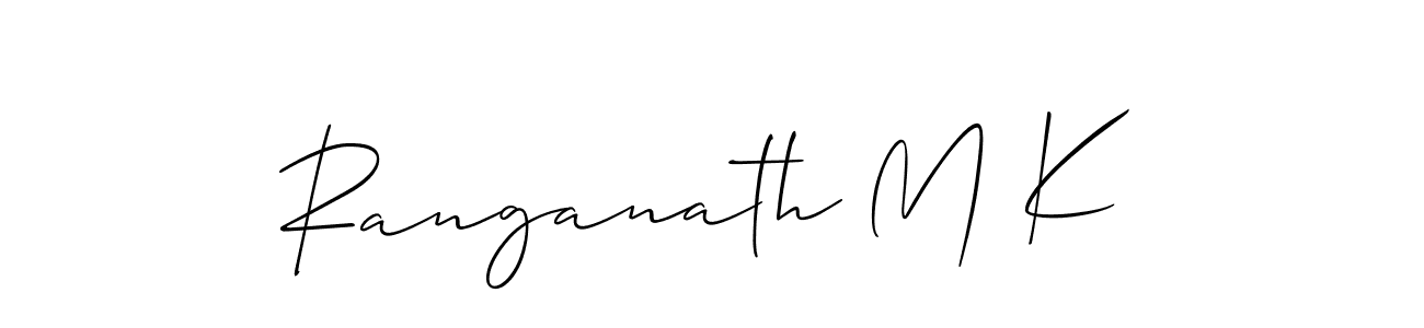 This is the best signature style for the Ranganath M K name. Also you like these signature font (Allison_Script). Mix name signature. Ranganath M K signature style 2 images and pictures png