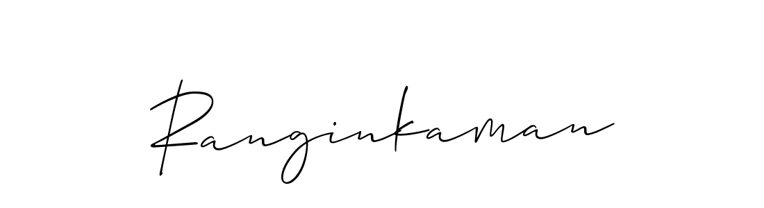 Also we have Ranginkaman name is the best signature style. Create professional handwritten signature collection using Allison_Script autograph style. Ranginkaman signature style 2 images and pictures png