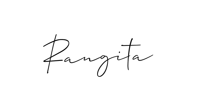 You can use this online signature creator to create a handwritten signature for the name Rangita. This is the best online autograph maker. Rangita signature style 2 images and pictures png