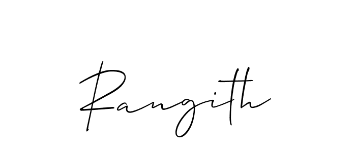 Also we have Rangith name is the best signature style. Create professional handwritten signature collection using Allison_Script autograph style. Rangith signature style 2 images and pictures png