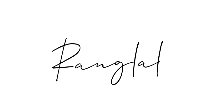 Once you've used our free online signature maker to create your best signature Allison_Script style, it's time to enjoy all of the benefits that Ranglal name signing documents. Ranglal signature style 2 images and pictures png