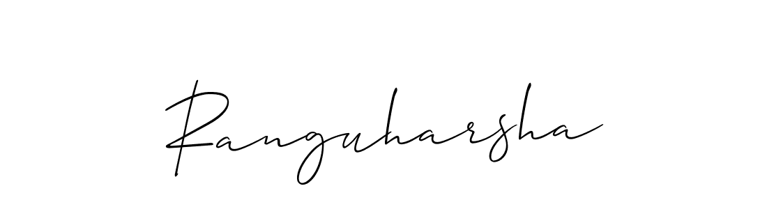 Once you've used our free online signature maker to create your best signature Allison_Script style, it's time to enjoy all of the benefits that Ranguharsha name signing documents. Ranguharsha signature style 2 images and pictures png