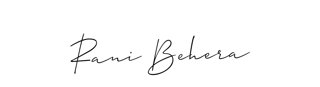You can use this online signature creator to create a handwritten signature for the name Rani Behera. This is the best online autograph maker. Rani Behera signature style 2 images and pictures png