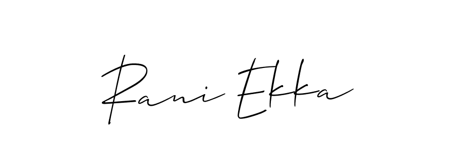 Make a beautiful signature design for name Rani Ekka. Use this online signature maker to create a handwritten signature for free. Rani Ekka signature style 2 images and pictures png