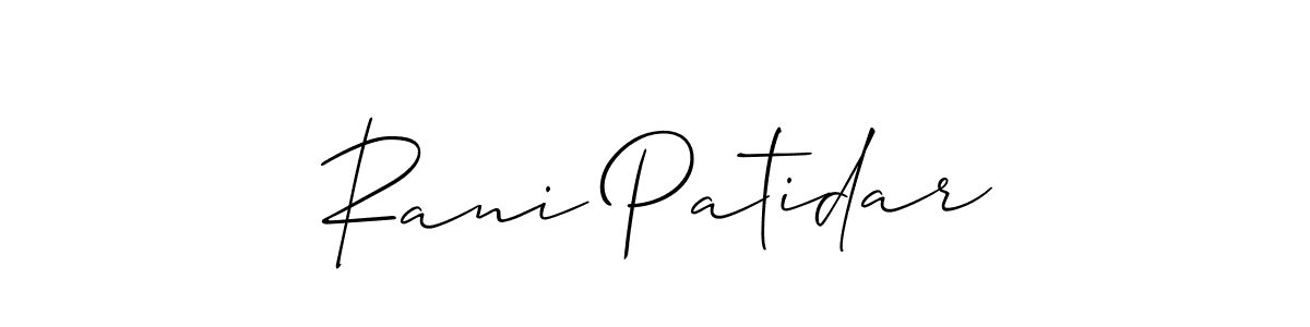 Check out images of Autograph of Rani Patidar name. Actor Rani Patidar Signature Style. Allison_Script is a professional sign style online. Rani Patidar signature style 2 images and pictures png
