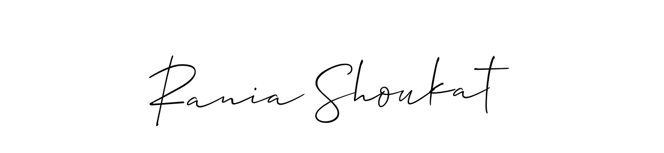 Make a beautiful signature design for name Rania Shoukat. Use this online signature maker to create a handwritten signature for free. Rania Shoukat signature style 2 images and pictures png