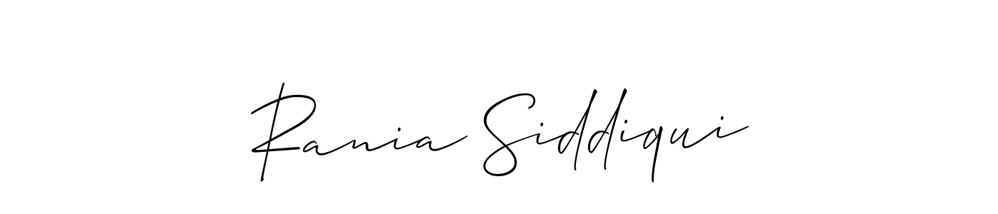How to Draw Rania Siddiqui signature style? Allison_Script is a latest design signature styles for name Rania Siddiqui. Rania Siddiqui signature style 2 images and pictures png