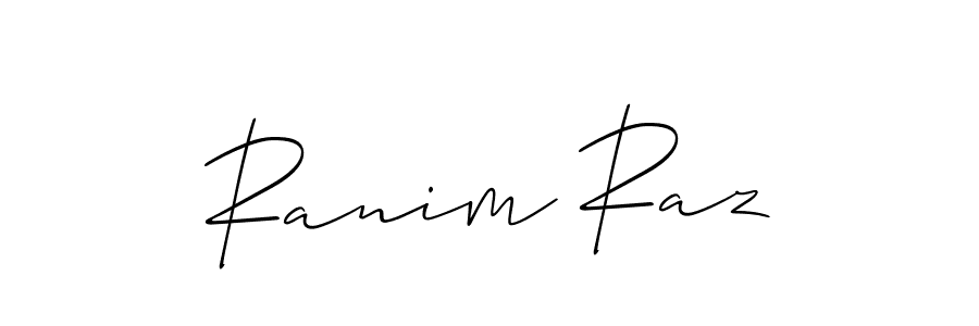 Best and Professional Signature Style for Ranim Raz. Allison_Script Best Signature Style Collection. Ranim Raz signature style 2 images and pictures png