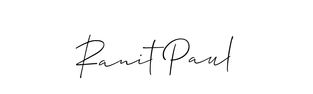 Also You can easily find your signature by using the search form. We will create Ranit Paul name handwritten signature images for you free of cost using Allison_Script sign style. Ranit Paul signature style 2 images and pictures png