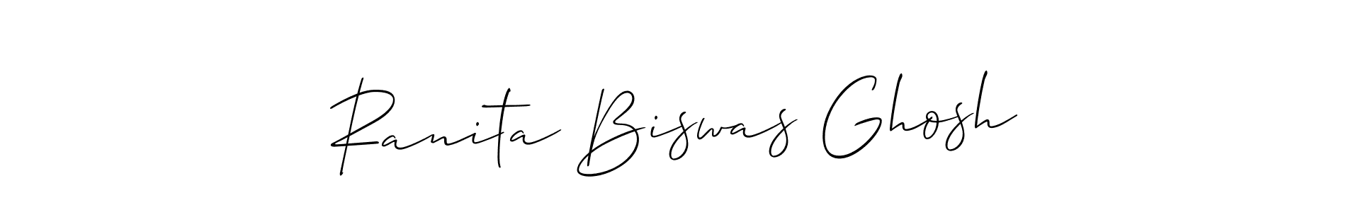 if you are searching for the best signature style for your name Ranita Biswas Ghosh. so please give up your signature search. here we have designed multiple signature styles  using Allison_Script. Ranita Biswas Ghosh signature style 2 images and pictures png