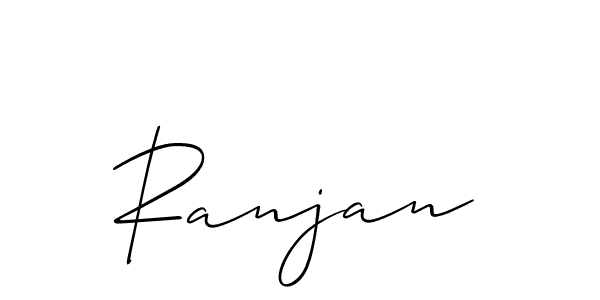 Also You can easily find your signature by using the search form. We will create Ranjan name handwritten signature images for you free of cost using Allison_Script sign style. Ranjan signature style 2 images and pictures png