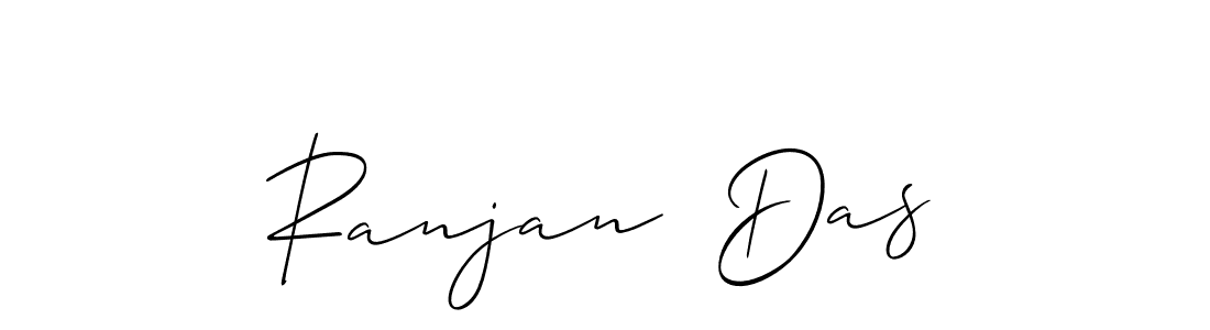 Make a beautiful signature design for name Ranjan  Das. With this signature (Allison_Script) style, you can create a handwritten signature for free. Ranjan  Das signature style 2 images and pictures png