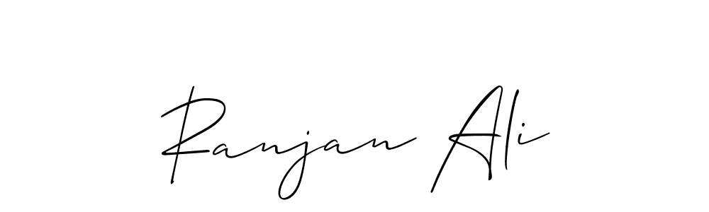 if you are searching for the best signature style for your name Ranjan Ali. so please give up your signature search. here we have designed multiple signature styles  using Allison_Script. Ranjan Ali signature style 2 images and pictures png
