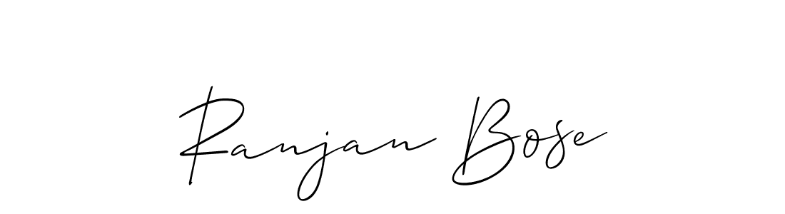 How to make Ranjan Bose signature? Allison_Script is a professional autograph style. Create handwritten signature for Ranjan Bose name. Ranjan Bose signature style 2 images and pictures png