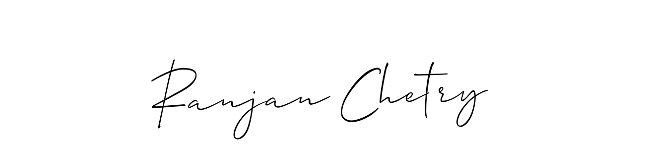 You should practise on your own different ways (Allison_Script) to write your name (Ranjan Chetry) in signature. don't let someone else do it for you. Ranjan Chetry signature style 2 images and pictures png