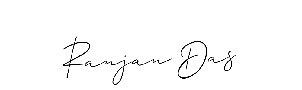 Create a beautiful signature design for name Ranjan Das. With this signature (Allison_Script) fonts, you can make a handwritten signature for free. Ranjan Das signature style 2 images and pictures png