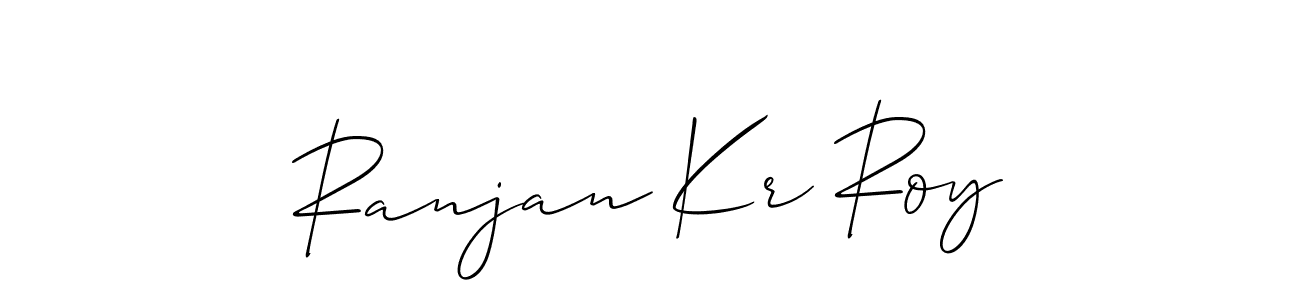 It looks lik you need a new signature style for name Ranjan Kr Roy. Design unique handwritten (Allison_Script) signature with our free signature maker in just a few clicks. Ranjan Kr Roy signature style 2 images and pictures png