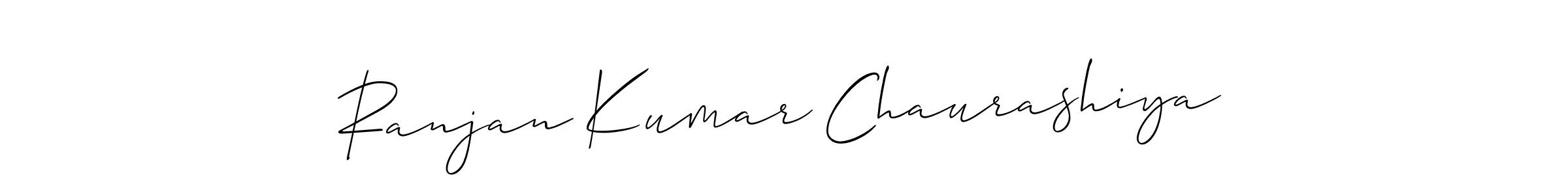 This is the best signature style for the Ranjan Kumar Chaurashiya name. Also you like these signature font (Allison_Script). Mix name signature. Ranjan Kumar Chaurashiya signature style 2 images and pictures png
