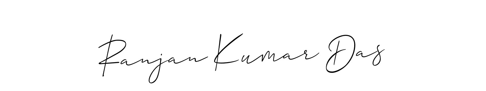 How to make Ranjan Kumar Das name signature. Use Allison_Script style for creating short signs online. This is the latest handwritten sign. Ranjan Kumar Das signature style 2 images and pictures png